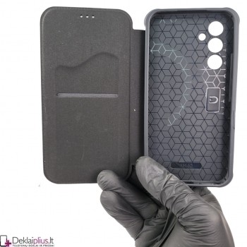 Razor odinis atverčiamas dėklas - žalias (Samsung A54 5G) Razor odinis atverčiamas dėklas - žalias (Samsung A54 5G)